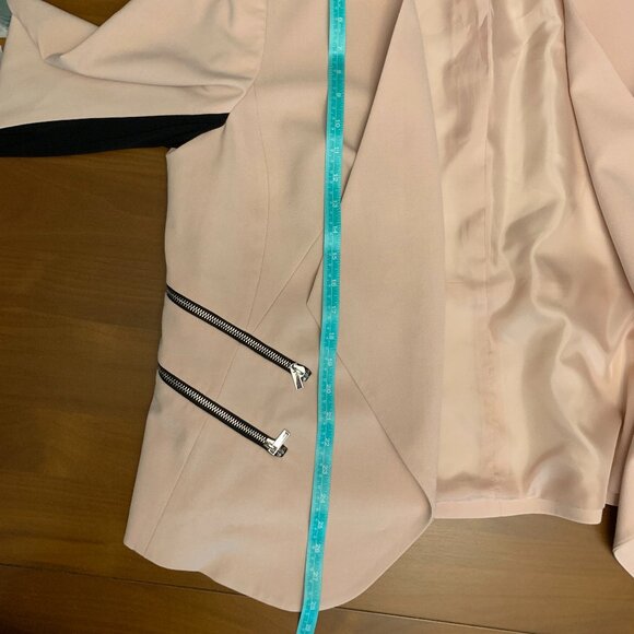 Light Pink Collarless Blazer | Nine West - Picture 5 of 6